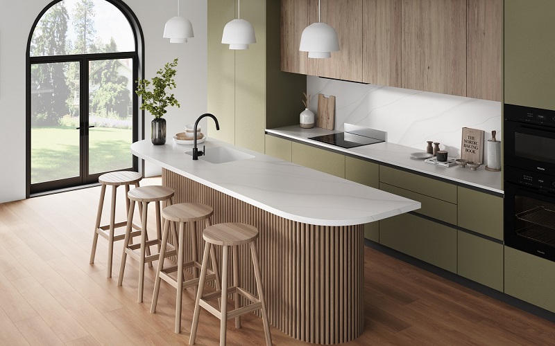 Calacatta Costa, HIMACS - Solid Surface Countertops | LX Hausys US